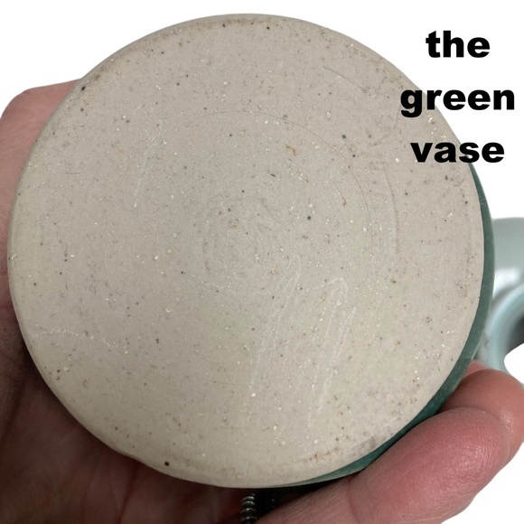 vases jars 4 small bud handmade red blue green ceramic 4" - Picture 10 of 16